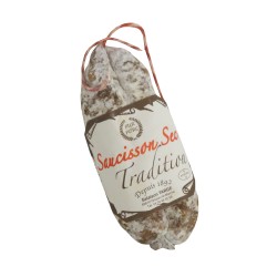 Saucisson sec, pur porc, Tradition
