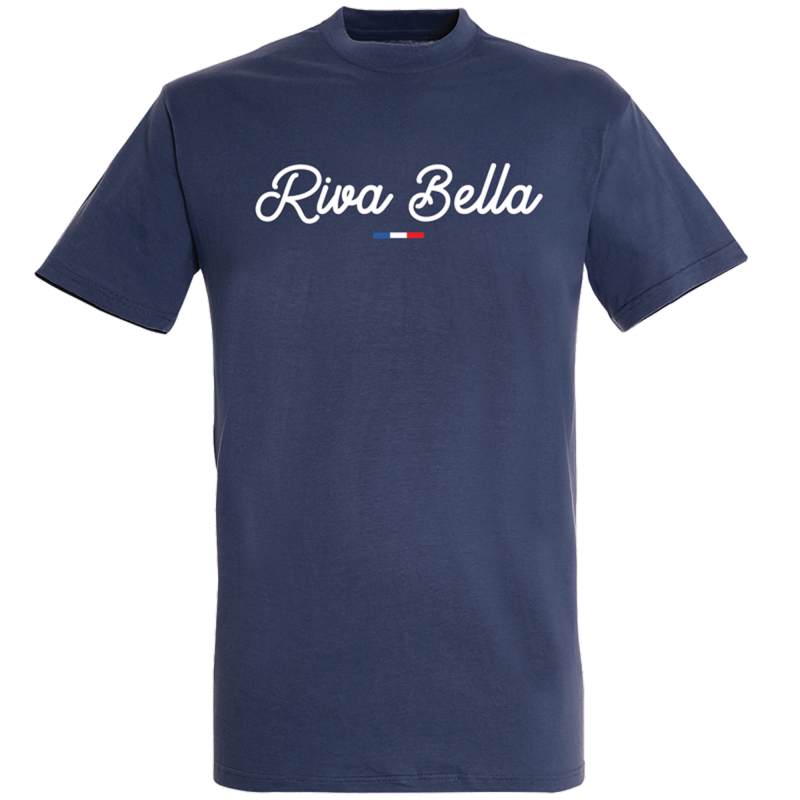 T-shirt Marine + Drapeau +  Riva Bella