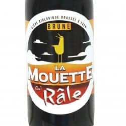 Bière brune la mouette qui rale  33 cl