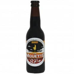 Bière brune la mouette qui rale  33 cl