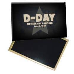 Magnet Logo D Day sur fond Noir
